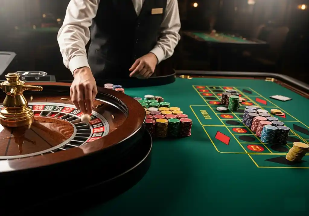 Profesionální live ruleta s krupiérem