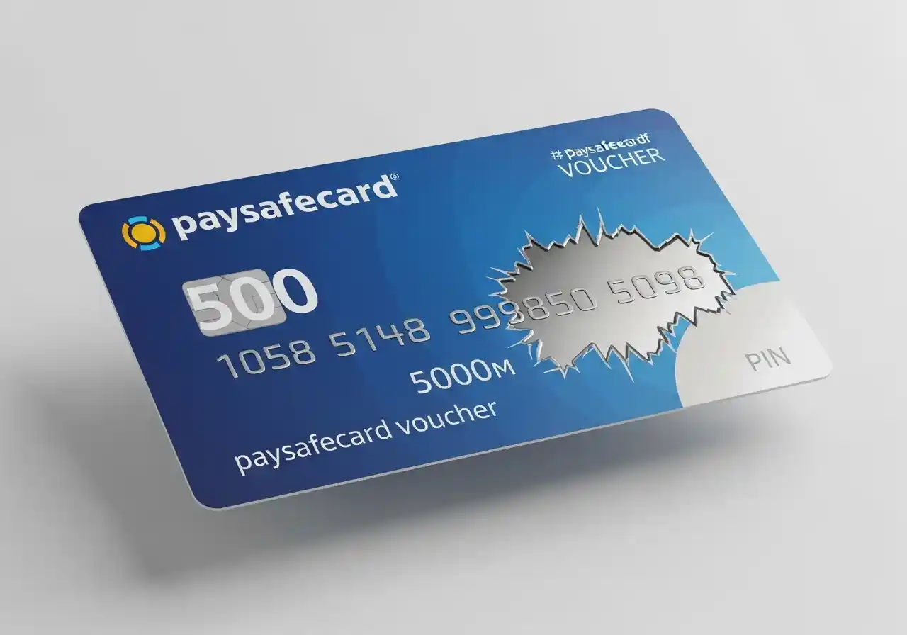Paysafecard voucher s PIN kódem